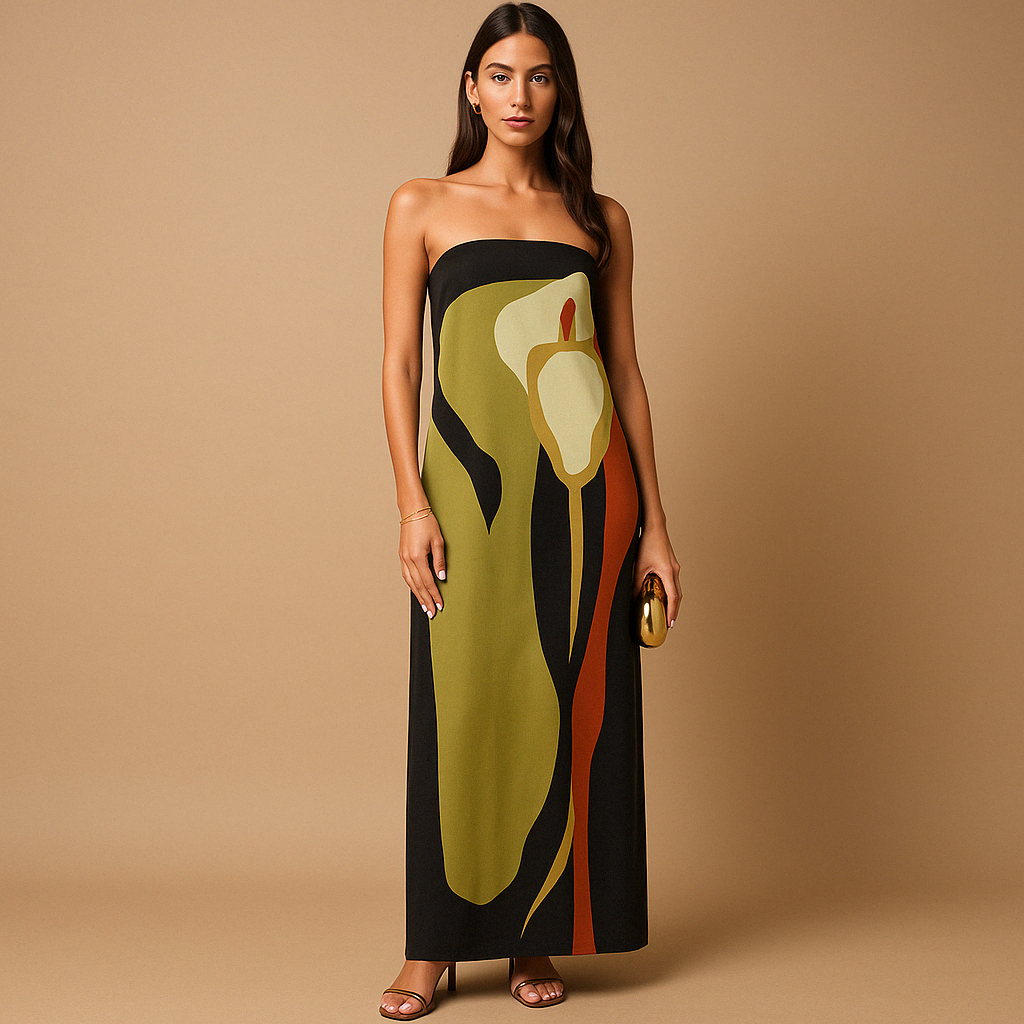 Printed summer dress for women | Eliza