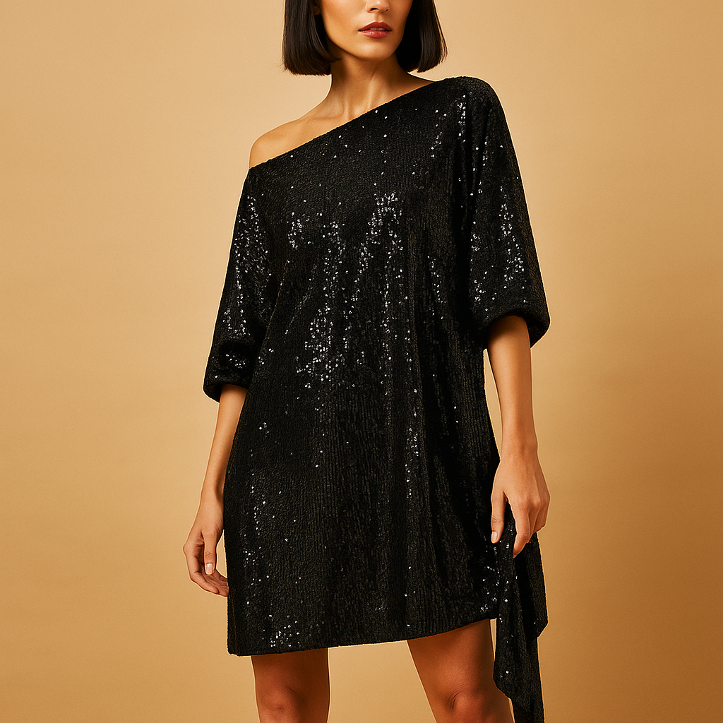 Sequin evening dress for women | Brielle