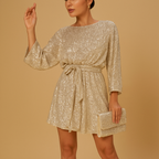 Sequin evening dress for women | Brielle