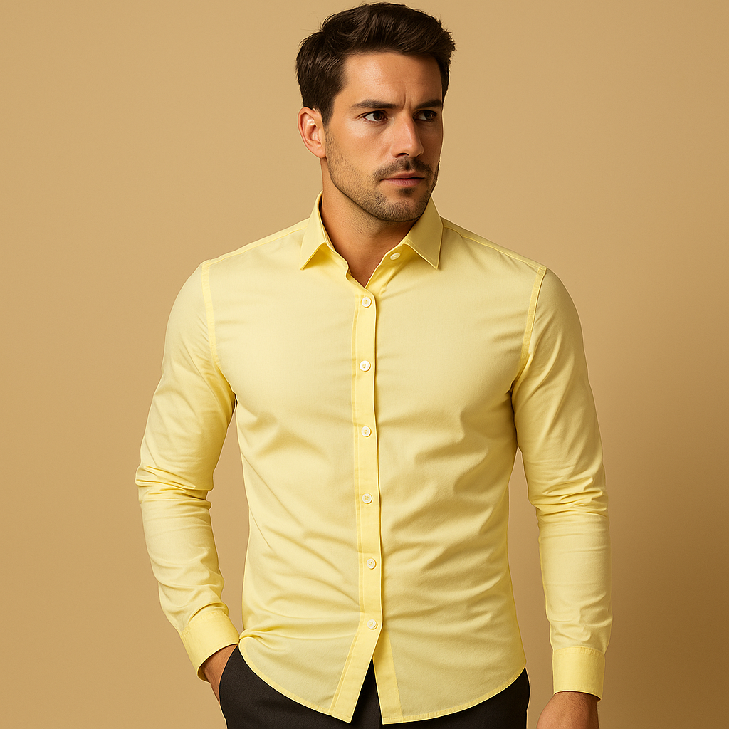 Slim Fit Cotton Shirt for Men | Casual Wear, Lightweight Design, Versatile Style, Perfect for Everyday Use