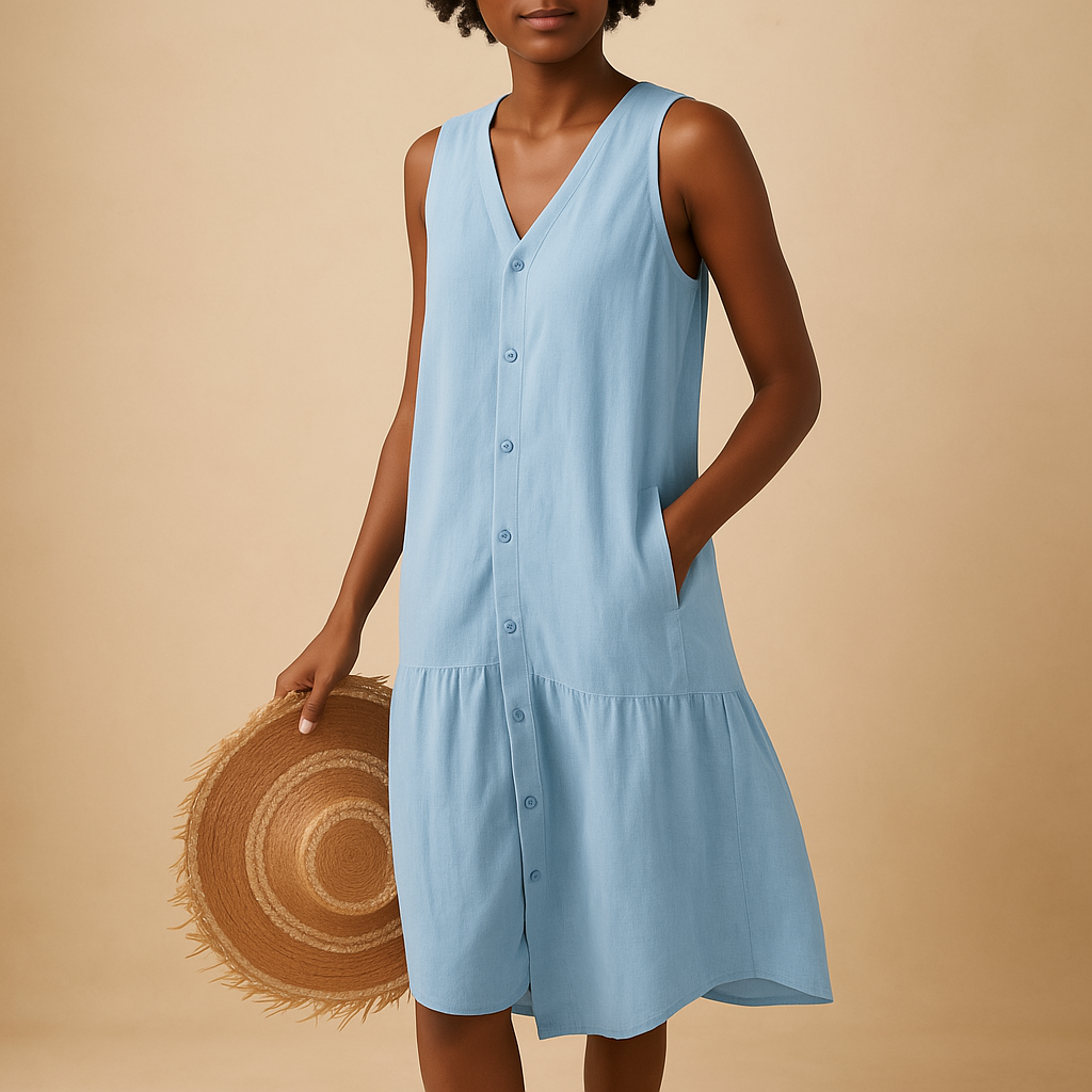 V-neck summer dress for women | Isla