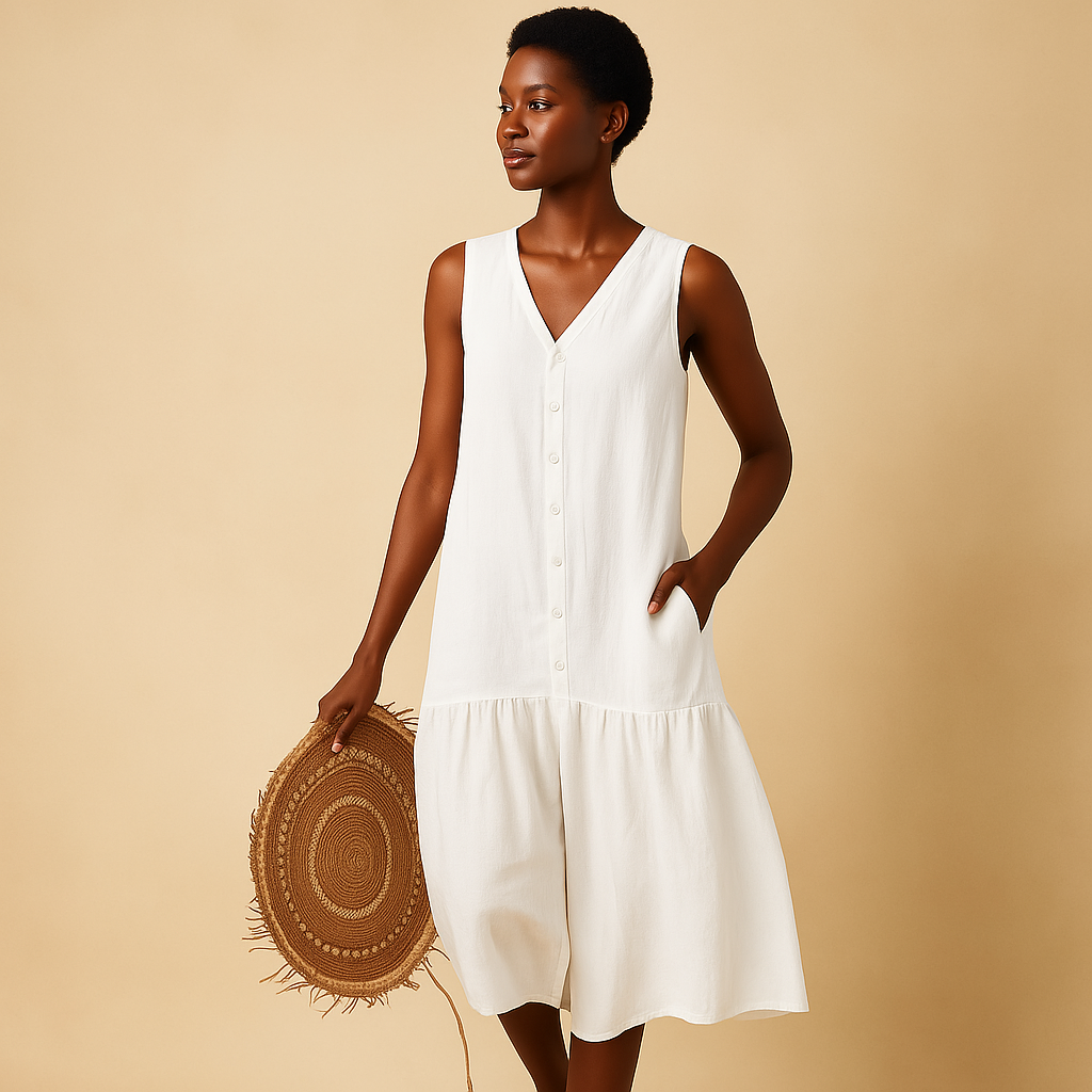 V-neck summer dress for women | Isla
