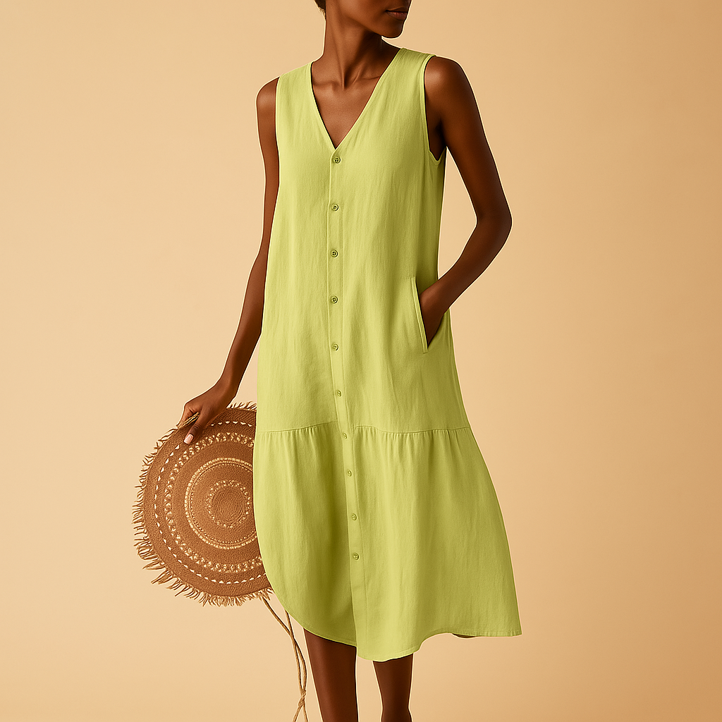 V-neck summer dress for women | Isla
