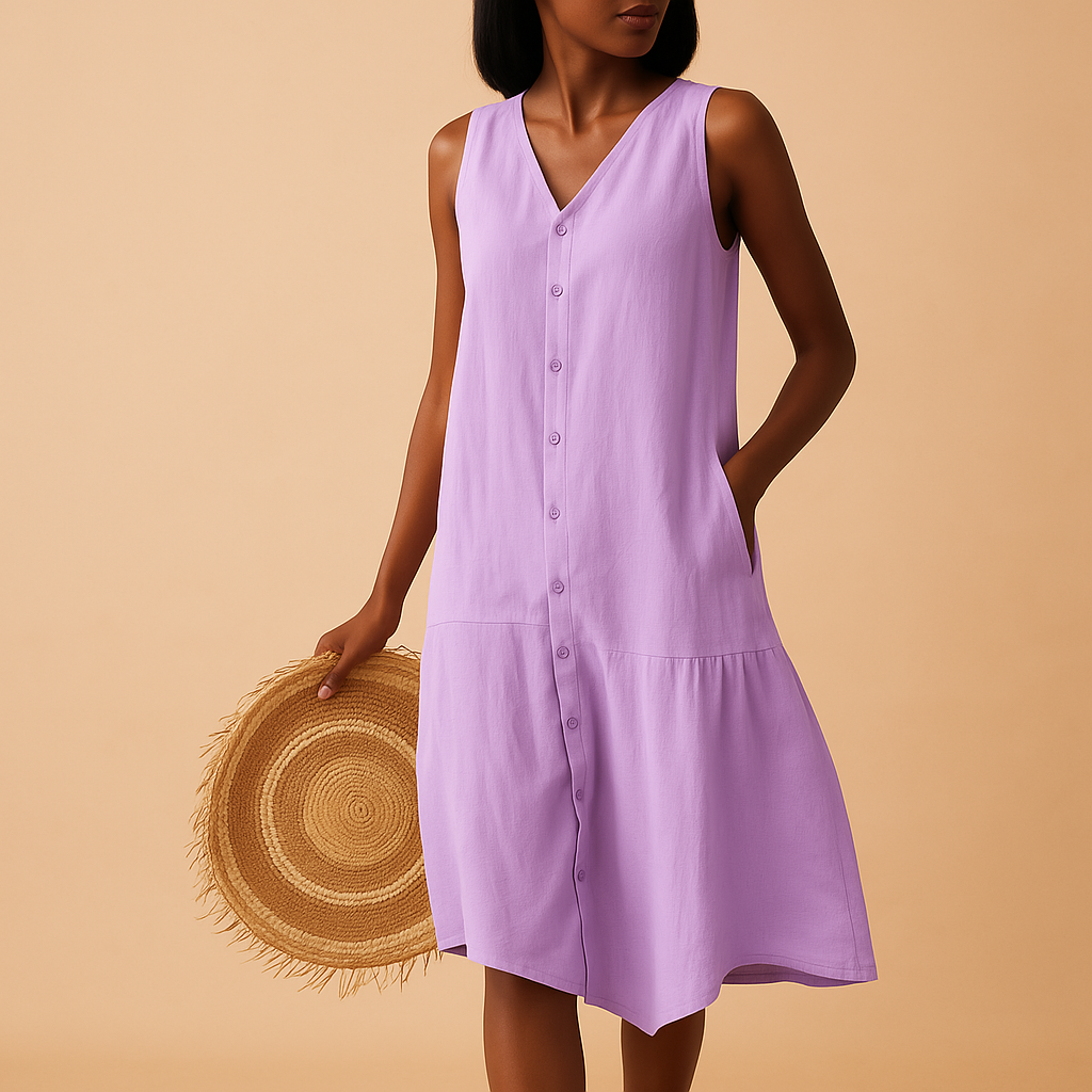 V-neck summer dress for women | Isla