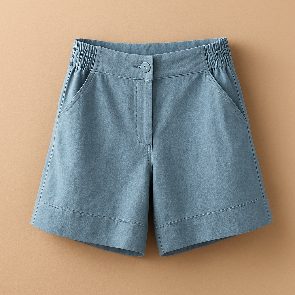 Women's Classic Summer Shorts | Lightweight Cotton, Casual Fit, Everyday Wear, Multiple Colors Available