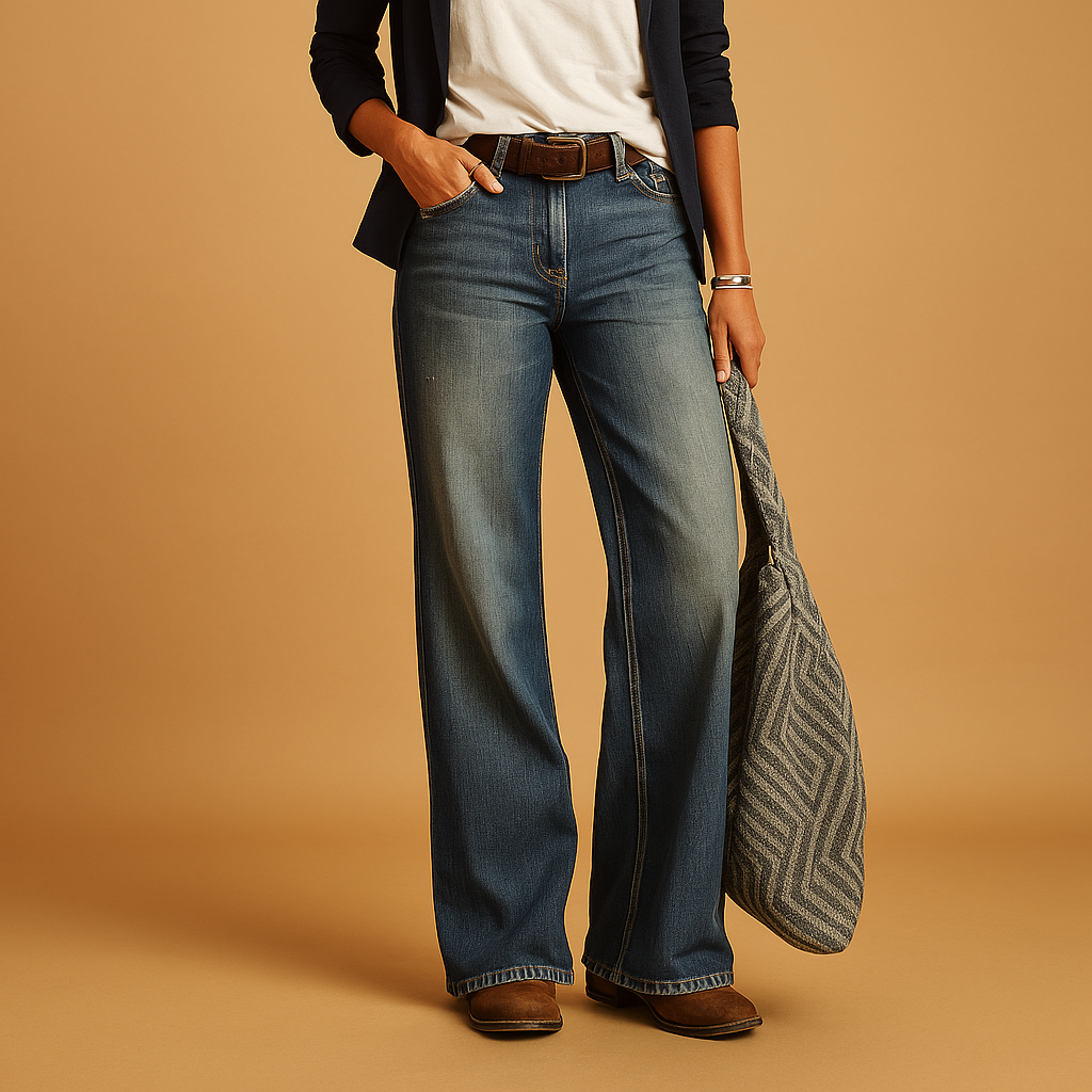 Women's Elegant Straight Pants | Lightweight Fabric | Classic Design | Versatile Everyday Wear