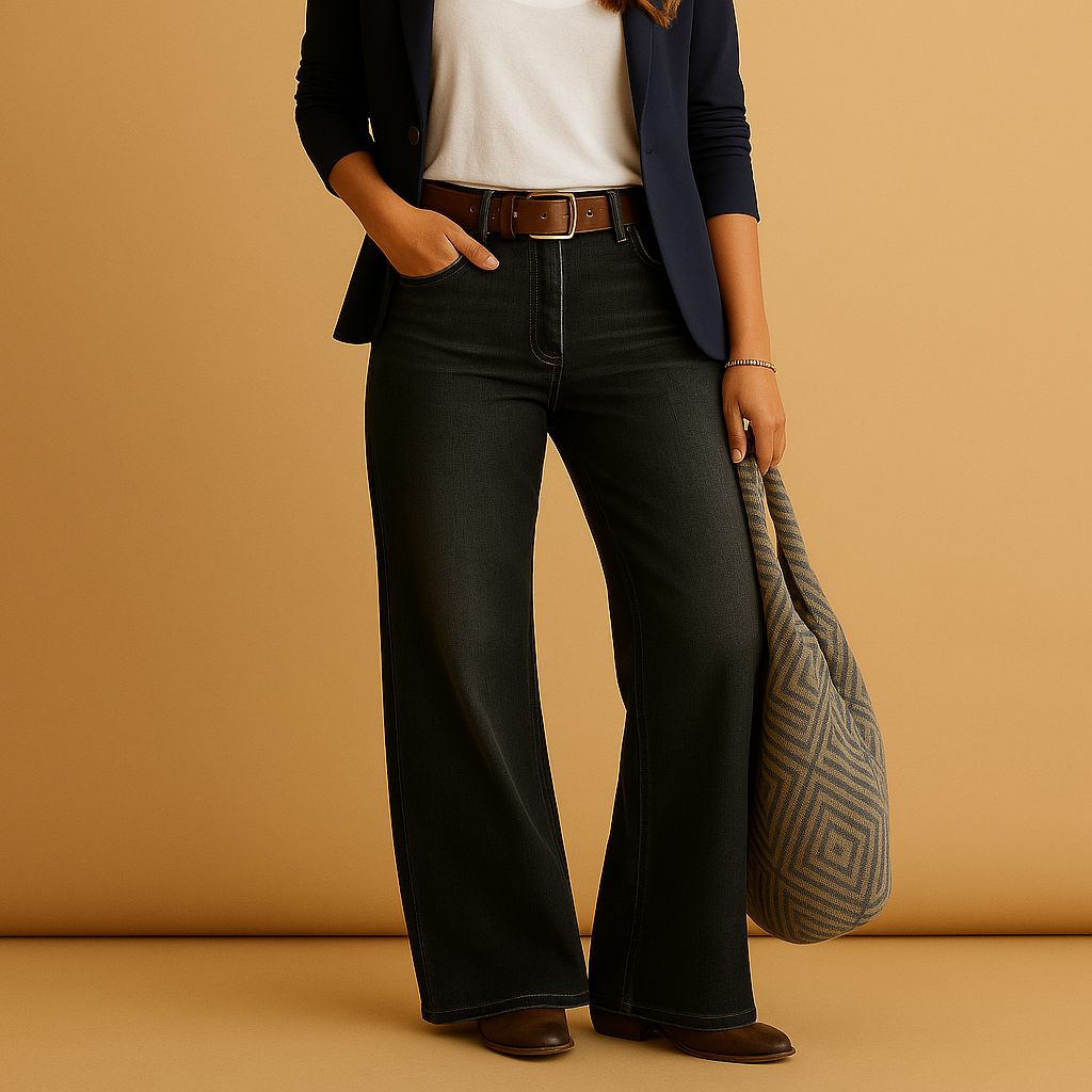 Women's Elegant Straight Pants | Lightweight Fabric | Classic Design | Versatile Everyday Wear