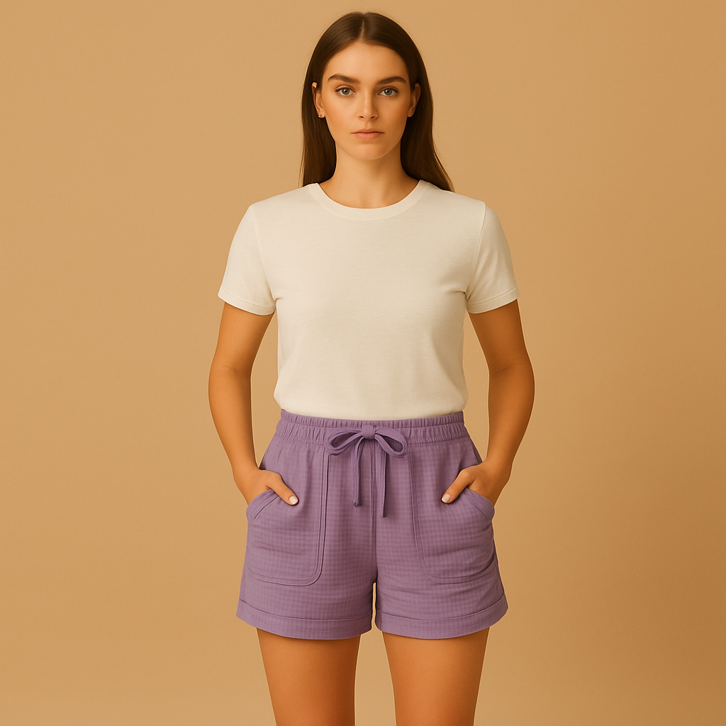 Women's Summer Shorts | Lightweight Cotton | Casual Fit | Perfect for Outdoor Activities and Everyday Wear