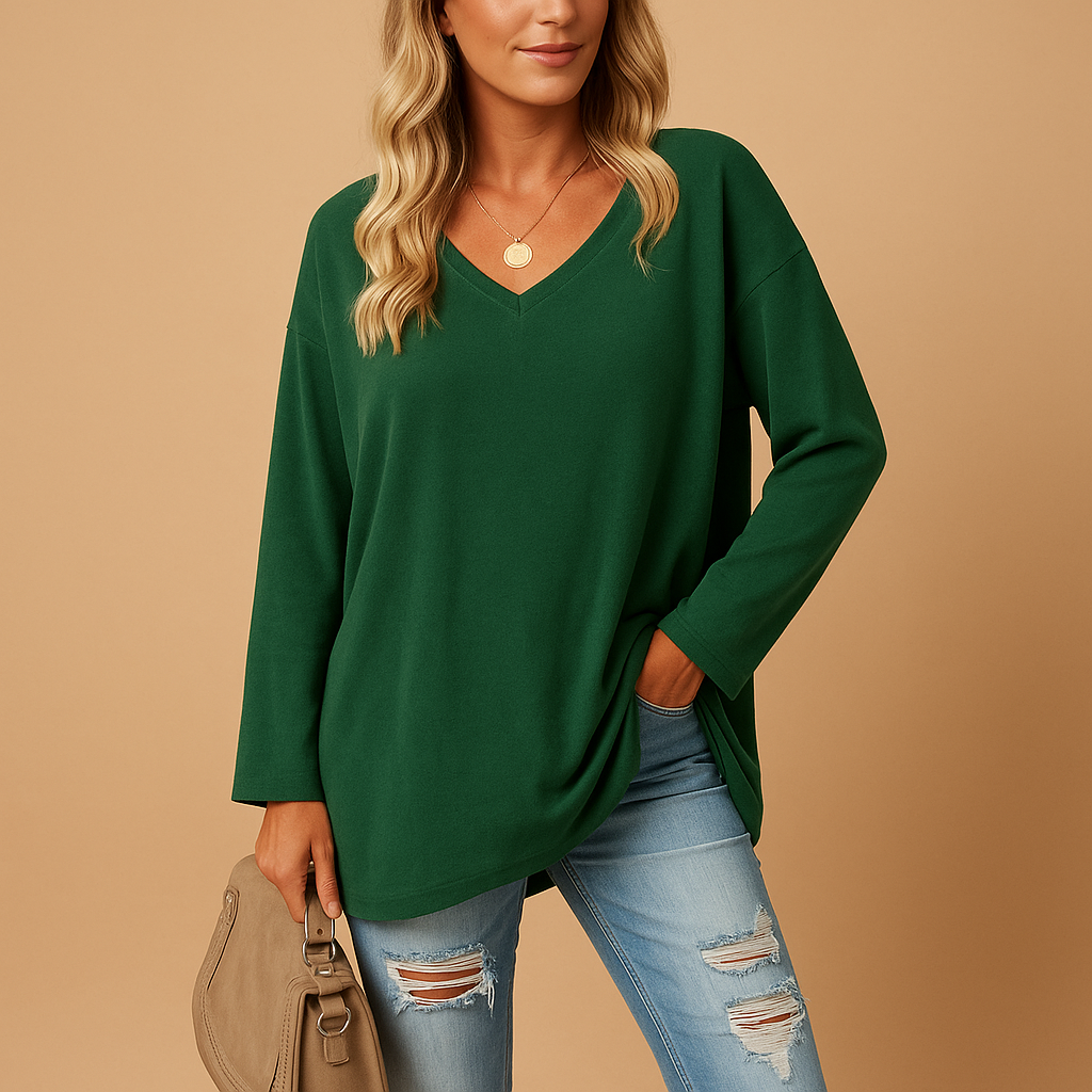 Women's Summer Top - Lightweight Cotton Casual Blouse for Everyday Wear