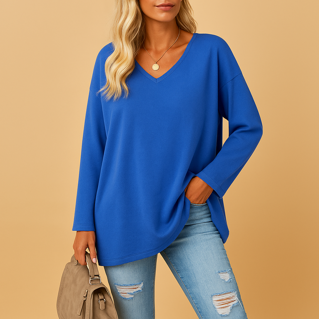 Women's Summer Top - Lightweight Cotton Casual Blouse for Everyday Wear