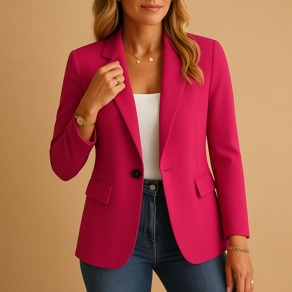 Women's Tailored Stretch Blazer | Comfortable Fit | Versatile Office or Casual Wear