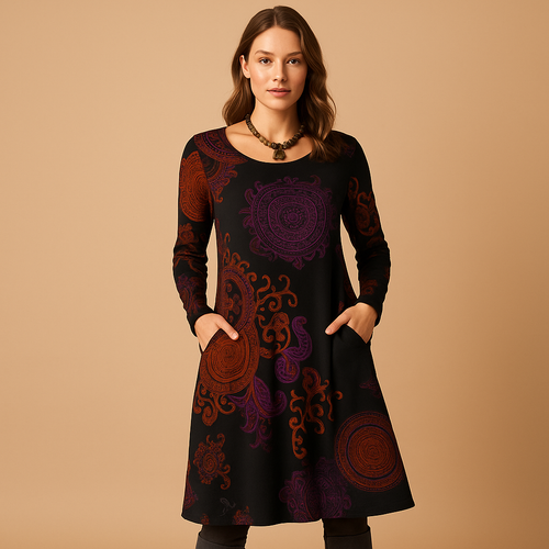 Bohemian maxi dress for women | Dahlia