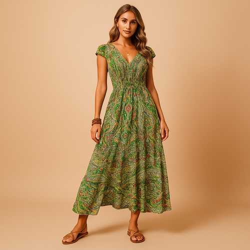 Boho maxi summer dress for women | Aurora