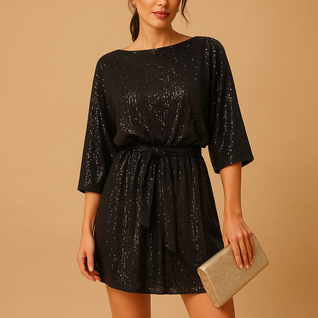 Sequin evening dress for women | Brielle