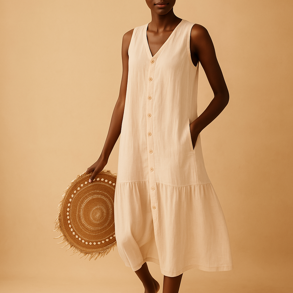 V-neck summer dress for women | Isla